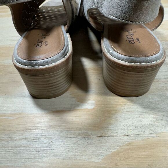 Eurosoft by Sofft Gray Sandals Women’s Size 10 - Picture 6 of 9